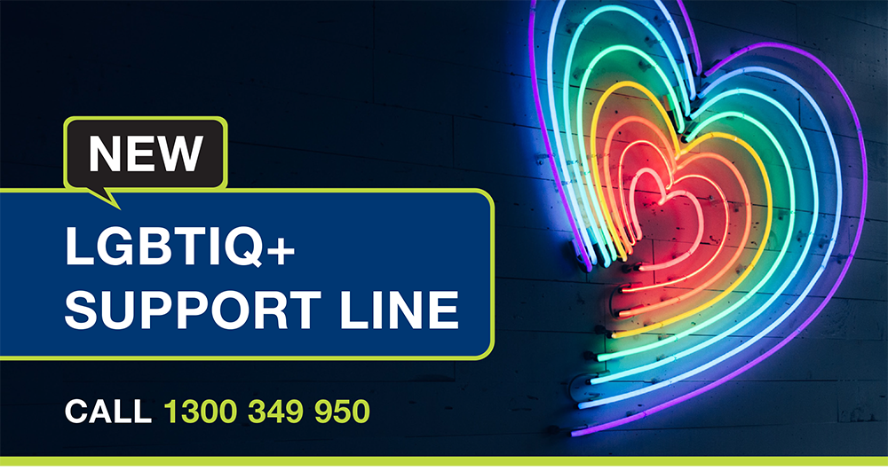 NW LGBTIQ Support Line Flyer